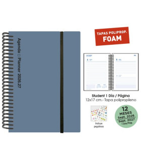 AG.ESC.SF. STUDENT 120x170 D/P PLOMO