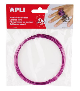 ALAMBRE APLI ø 1,5 mm. LILA 5 METROS