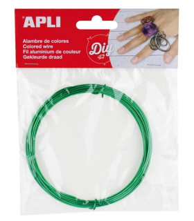 ALAMBRE APLI ø 1,5 mm. VERDE 5 METROS