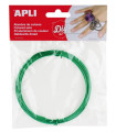 ALAMBRE APLI ø 1,5 mm. VERDE 5 METROS