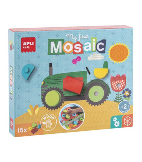 APLI KIDS MY FIRST WOODEN MOSAIC 15PZ