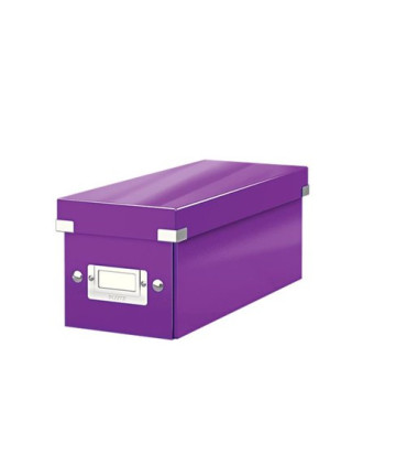 ARCHIVADOR CAJA PARA CD S LEITZ VIOLETA