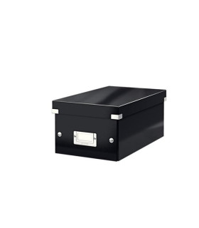 ARCHIVADOR CAJA PARA DVD S LEITZ NEGRO