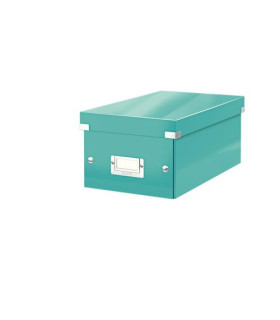 ARCHIVADOR CAJA PARA DVD S LEITZ TURQUES