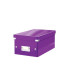 ARCHIVADOR CAJA PARA DVD S LEITZ VIOLETA