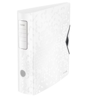 ARCHIVADOR LEITZ WOW A4 180º 80mm BLANCO