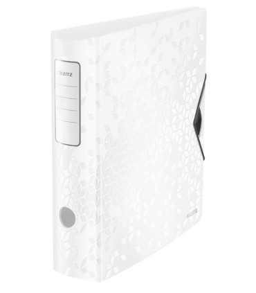ARCHIVADOR LEITZ WOW A4 180º 80mm BLANCO