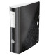 ARCHIVADOR LEITZ WOW A4 180º 80mm NEGRO