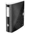 ARCHIVADOR LEITZ WOW A4 180º 80mm NEGRO