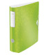 ARCHIVADOR LEITZ WOW A4 180º 80mm VERDE