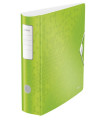 ARCHIVADOR LEITZ WOW A4 180º 80mm VERDE
