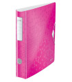ARCHIVADOR LEITZ WOW A4 180º 50mm FUCSIA