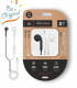 AURICULARES TECHONE BOTON MINI JACK BLAN
