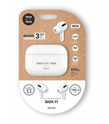AURICULARES TECHONE SIUX.11 BLUET. BLANC