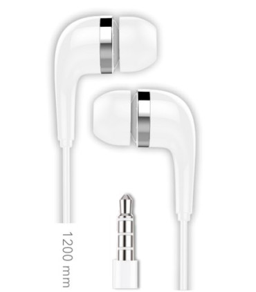AURICULARES TECHONE BOTON JACK BLANCO