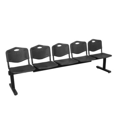 BANCADA PIQUERAS ALBATANA PVC NEGRO