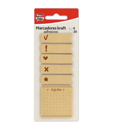 BANDERITAS ADHESIVAS FIXO DAILY B/6