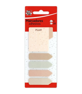 BANDERITAS ADHESIVAS FIXO PLAN B/5