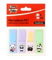 BANDERITAS ADHES. FIXO 12x42 PANDA P/4