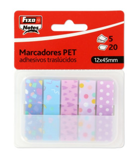 BANDERITAS ADHES. FIXO 12x45 FIESTA P/5