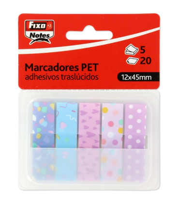 BANDERITAS ADHES. FIXO 12x45 FIESTA P/5