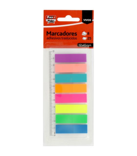 BANDERITAS ADHESIVAS FIXO TRAS. B/8