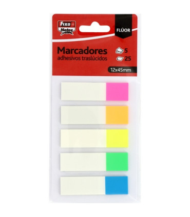 BANDERITAS ADHESIVAS FIXO TRAS. B/5