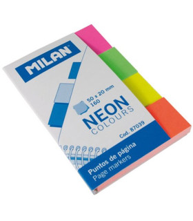 BANDERITAS ADHESIVAS MILAN NEON