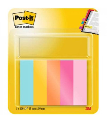 BANDERITAS POST-IT  670 15X50 5 COL