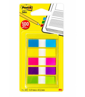 TACO BANDE POST-IT 1/2  5X20 PACK de 5