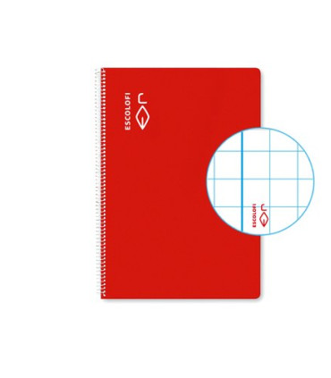 BLOC ESCOLOFI 4º 80h CD.6 90g ROJO