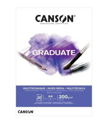 BLOC DIBUJO C.GRADUATE MIX MED. A4 200g