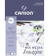 BLOC DIBUJO CANSON IMAGINE ENCOL. A2 200