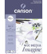 BLOC DIBUJO CANSON IMAGINE ENCOL. A5 200