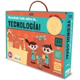 Puzzle 3d Y Libro Sassi Manolito Books Descubrelo Todo Sobre La Tecnologia 75 Piezas (+6 Años)