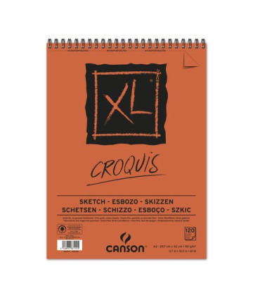 BLOC DIBUJO CANSON XL CROQUIS C/ESP. A3