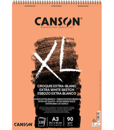 BLOC DIBUJO CANSON XL CROQUIS C/ESP. A3