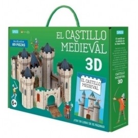 Puzzle 3d Y Libro Sassi Manolito Books El Castillo Medieval 3d 89 Piezas (+6 Años)