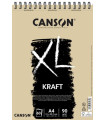 BLOC DIBUJO CANSON XL KRAFT C/ESP. A4 90