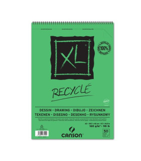BLOC DIBUJO CANSON XL RECICLADO C/ESP. A