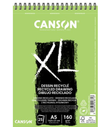 BLOC DIBUJO CANSON XL RECICLADO C/ESP. A