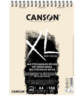 BLOC DIBUJO CANSON XL SAND C/ESP. NT. A4