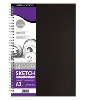 BLOC DIBUJO DALER ROWNEY C/ESP. A3 100g