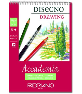 BLOC DIBUJO FABRIANO C/ESP. BLANCO A4 20