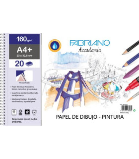 BLOC DIBUJO FABRIANO C/ESP. A4+ 160g