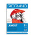BLOC DIBUJO FABRIANO LAYOUT A3 75g