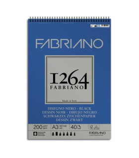 BLOC DIBUJO FABRIANO 1264 BLACK D. C/ESP