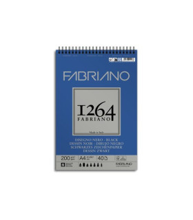 BLOC DIBUJO FABRIANO 1264 BLACK D. C/ESP