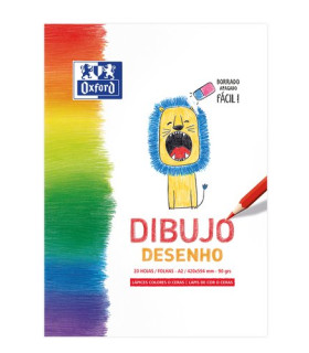 BLOC DIBUJO OXFORD KIDS ENC. A2 90g