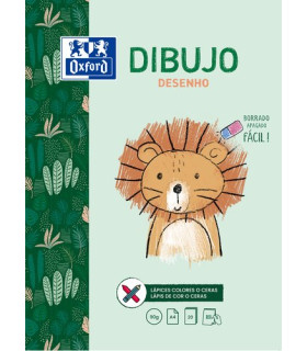 BLOC DIBUJO OXFORD KIDS ENC.  A4 90g